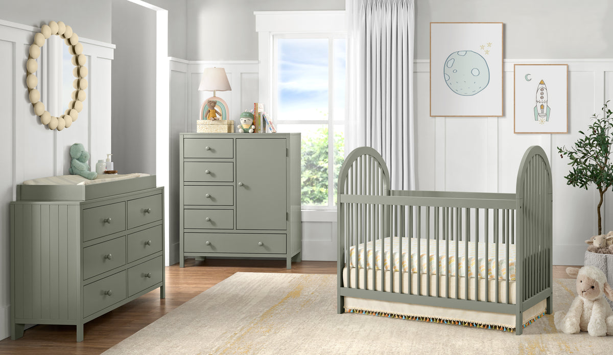 Everlee Convertible Island Crib