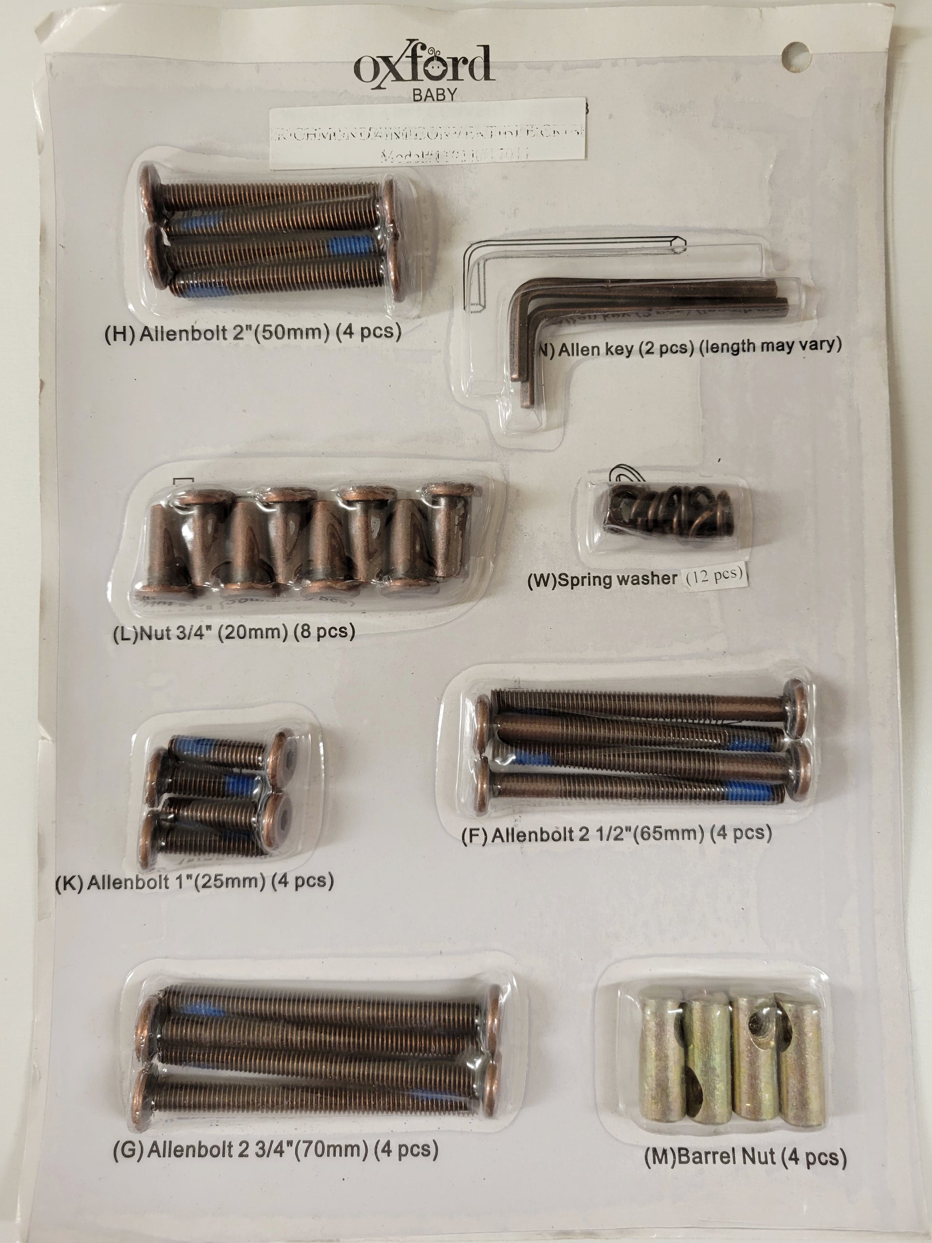 evenflo crib hardware Crib Hardware Kit