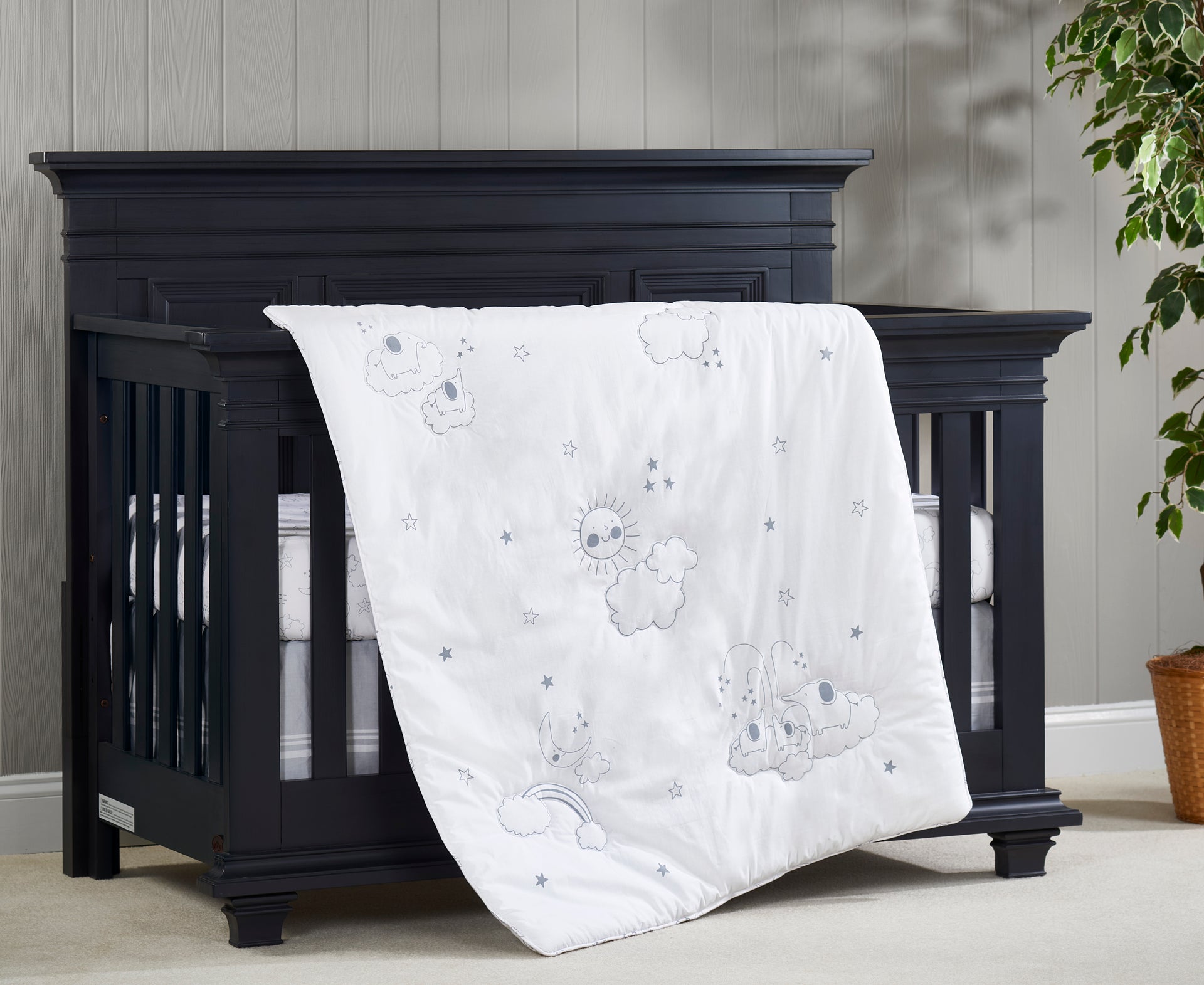 summer infant crib bedding sets Cloud Nine 3 pc Baby Crib Nursery Bedding Set