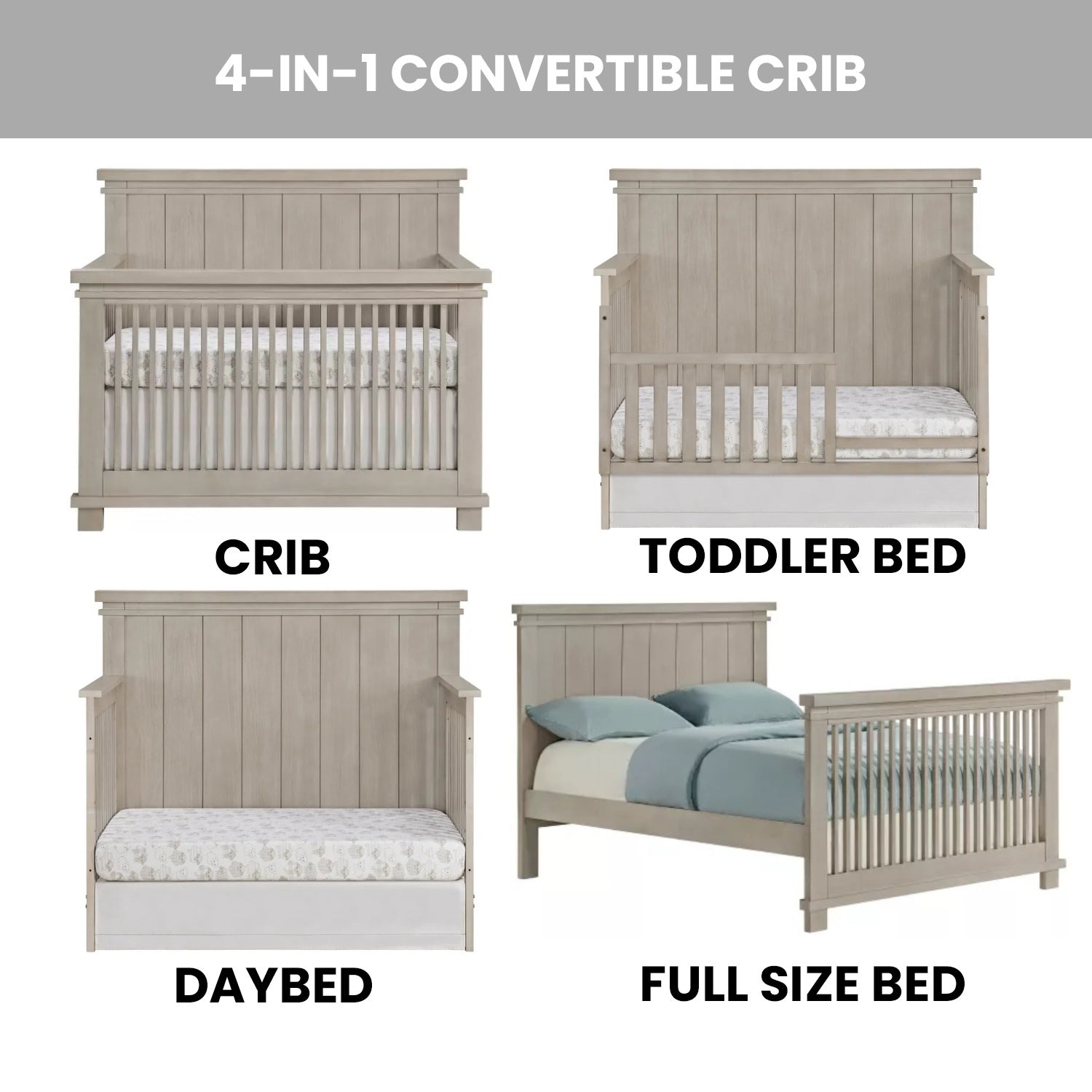 Day Bed Crib That Turns Into A Bed Hampton In Convertible Crib