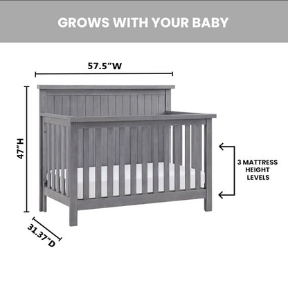 Everlee 4 in 1 Convertible Crib