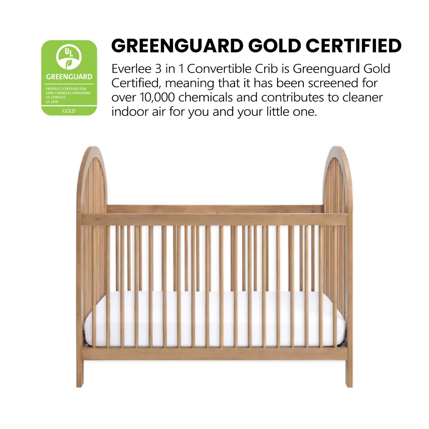 Everlee Convertible Island Crib