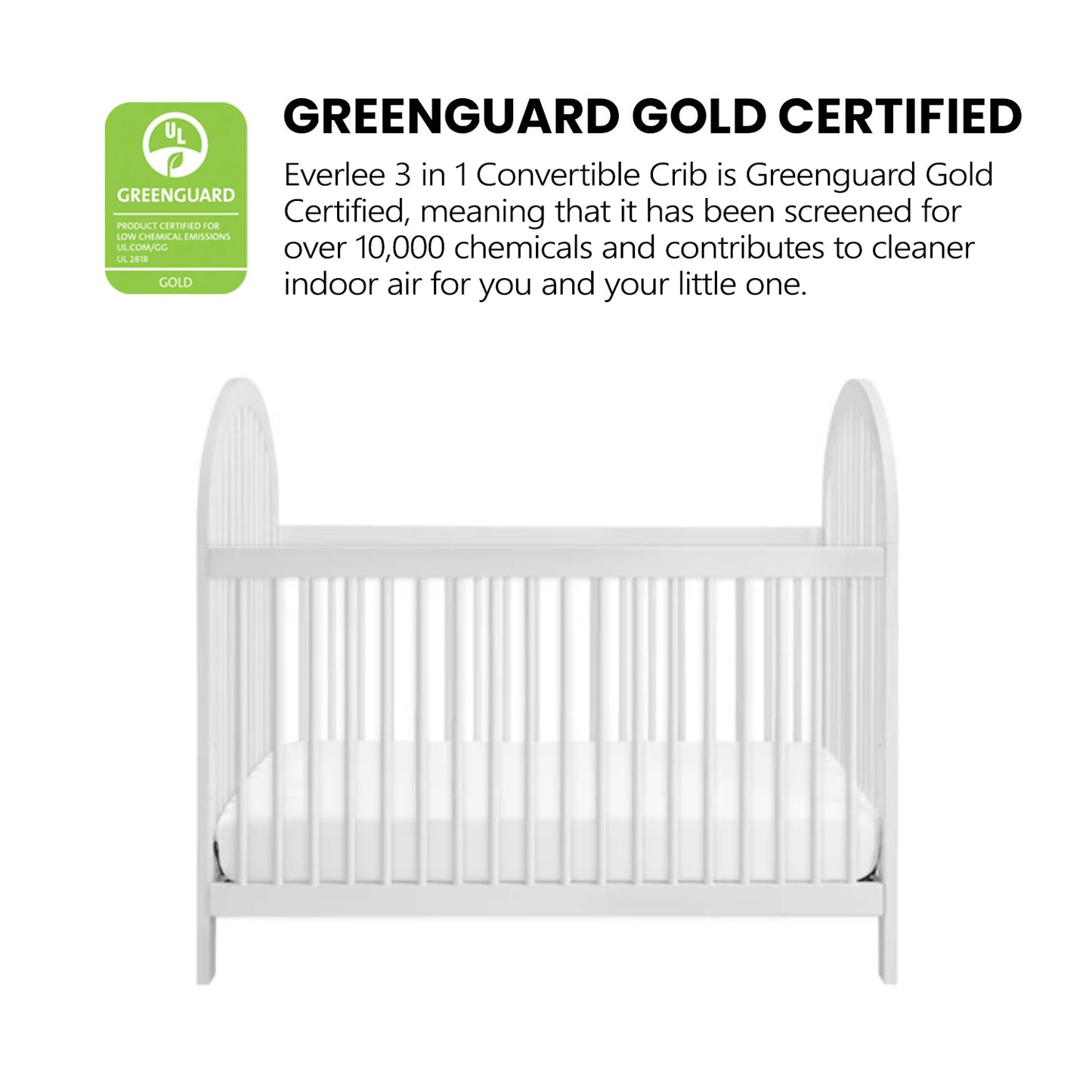 Everlee Convertible Island Crib