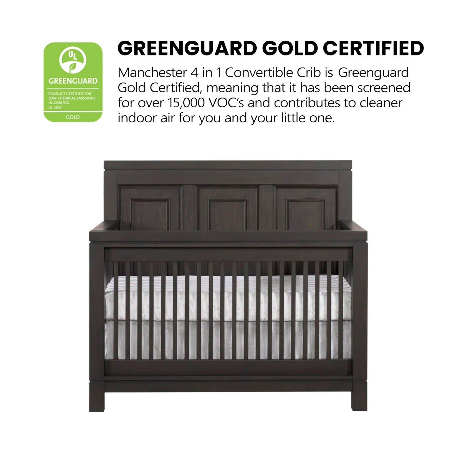 Manchester 4 in 1 Convertible Crib