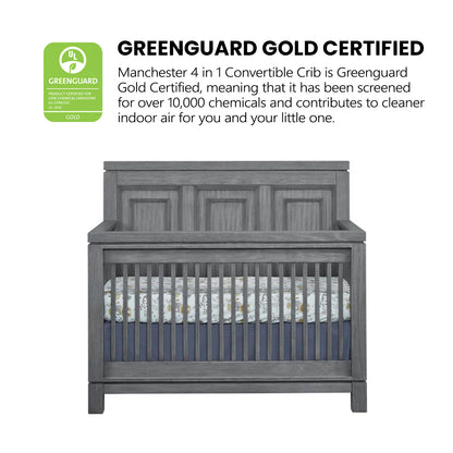 Manchester 4 in 1 Convertible Crib