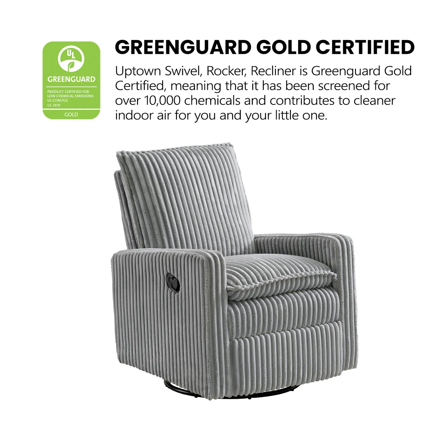 Uptown Swivel Rocker and Recliner