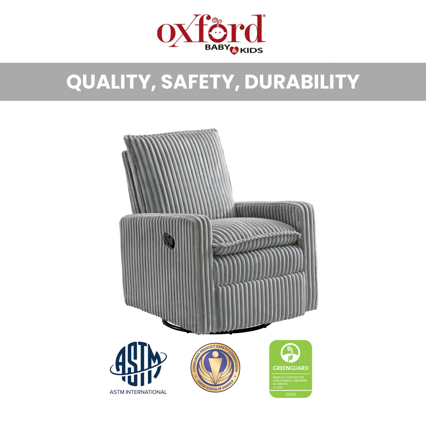 Uptown Swivel Rocker and Recliner