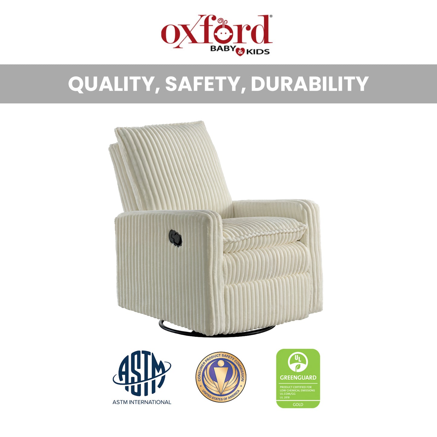 Uptown Swivel Rocker and Recliner