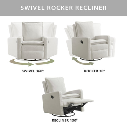 Uptown Swivel Rocker and Recliner