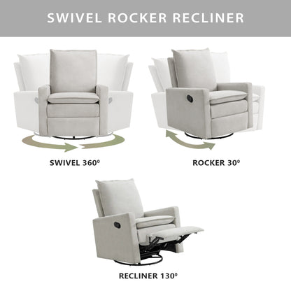 Uptown Swivel Rocker and Recliner