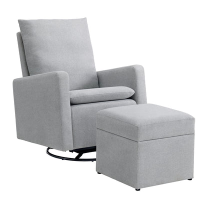 Everlee Upholstered Glider/Ottoman